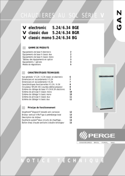 Perge V classic duo 5.24 BGR Manuel utilisateur