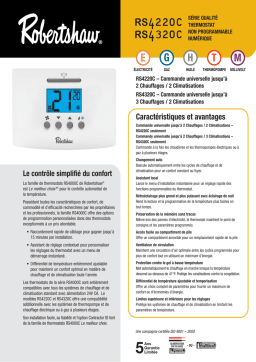 RS4220C, RS4320C Thermostat: AI Chat & PDF