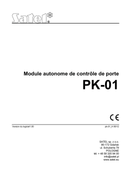 SATEL PK-01 Notice d'installation | AI Chat & PDF