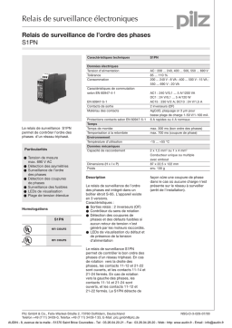 PILZ S1PN Manuel utilisateur