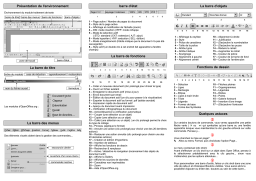 OpenOffice.org traitement de texte Manuel utilisateur