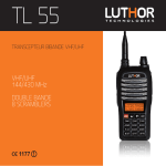 Luthor TL 55 Manuel utilisateur