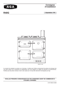 Aga R40G Consignes d'installation | AI Chat & PDF