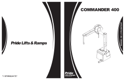 Commander 400 Manuel d'utilisation | AI Chat & PDF