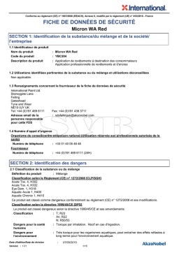 Micron WA Red Fiche de Sécurité | AI Chat & PDF