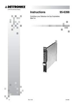 Det-Tronics R8471 A Mode d'emploi