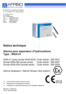 AFRISO WGA 01: Notice Technique + Chat IA & PDF