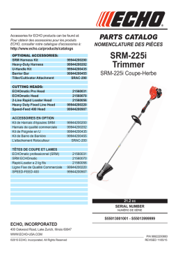 SRM-225i Guide Pièces ECHO + Chat IA & PDF
