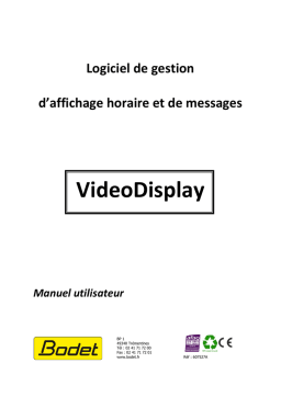 VideoDisplay Manuel Utilisateur | IA Chat & PDF