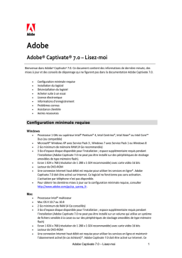 Adobe Captivate 7.0 Lisez-moi | Chat IA et PDF