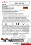 TPL VISION SBAR UV 365nm 385nm Manuel utilisateur