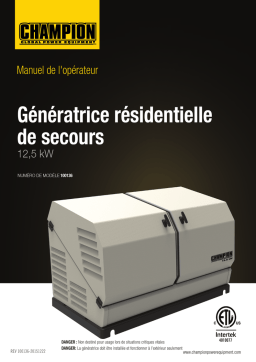 100136 Génératrice de secours | Chat IA et PDF