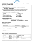 Fiche de S&eacute;curit&eacute; Gypsum Hardener | Chat IA &amp; PDF