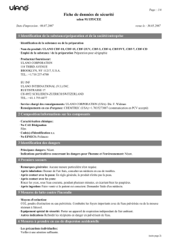 ULANO CDF-10, CDF-15... Fiche de Sécurité + AI Chat