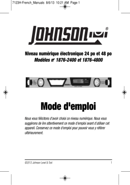 Johnson 1876-4800 Manuel utilisateur