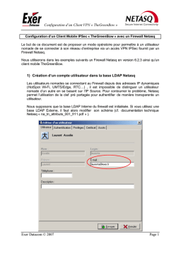 TheGreenBow et Netasq : Guide VPN avec IA & PDF