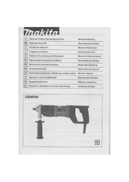 Makita DBM080 Manuel d'Instructions | AI Chat