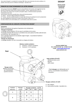 S&P DESIGN 2 Manuel utilisateur