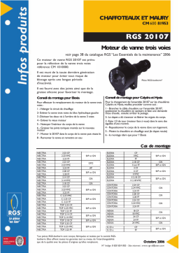 Nectra, Calydra Moteur de vanne trois voies | AI Chat