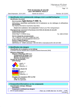 Heraeus Kulzer Agfa Dentus F-1000 Manuel utilisateur