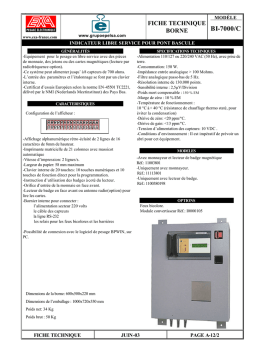 EXA BI-7000 C Manuel utilisateur