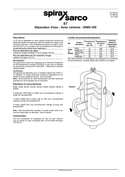 S7 DN65-350 Spirax Sarco : Chat IA & Téléchargement PDF