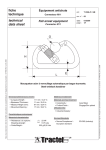 Tractel M11 Manuel utilisateur