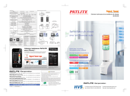 PATLITE NHL 3FB1U-RYG/3FB1N-RYG + Chat IA & PDF