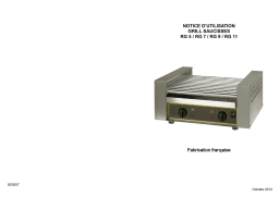 RG 5, RG 7, RG 9, RG 11 Grill Saucisses | Chat IA & PDF