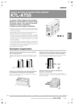OMRON K7L-AT50 Capteur de fuites : AI Chat & PDF