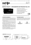 RED LION CONTROLS PAX Lite PAXLPT Manuel utilisateur