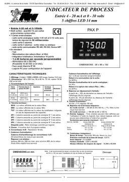 AUDIN PAX CDS Manuel utilisateur