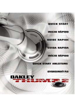 Oakley Thump Lunettes Audio: Chat IA & PDF
