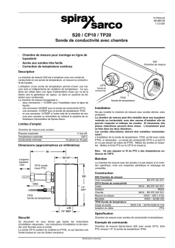 S20 CP10/TP20 Fiche Technique | AI Chat & PDF