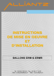 ALLIANTZ ERMR Guide d'installation