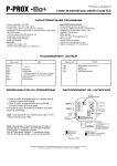 ACIE AUTOMATISMES P-PROX ELA+ Manuel utilisateur