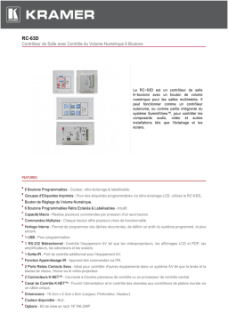 Kramer RC-63D Contrôleur de salle + Chat IA & PDF
