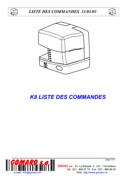 Manuel d'utilisation Gomaro K8 | AI Chat & PDF Access