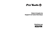 Kelvin Pro Ventis Manuel utilisateur