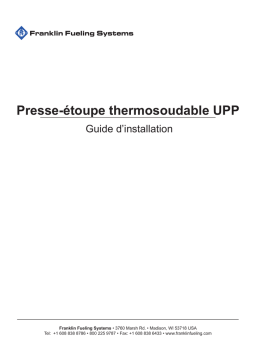 Guide d'installation Presse-étoupe UPP | AI Chat