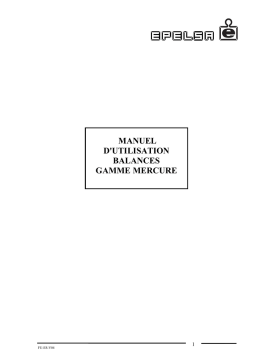 EPELSA Gamme Mercure Manuel avec IA Chat & PDF