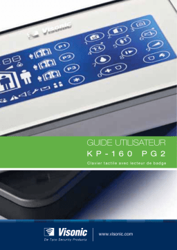 Visonic PowerMaster KP-160 PG2 Mode d'emploi