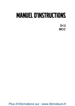 Volvo Penta D13 MCC : Chat IA & PDF Instructions