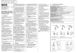 SICK i110 R, i110 P: Notice d'instructions + Chat IA