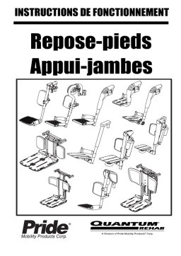 Repose-pieds & Appui-jambes | Aide IA & PDF