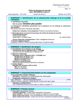 Heraeus Kulzer Dentalon Plus Manuel utilisateur