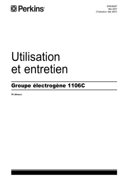 1106C Groupe électrogène : Chat IA et téléchargement PDF