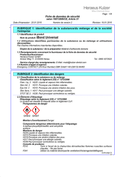 Heraeus Kulzer iBOND Universal Manuel utilisateur