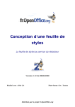 OpenOffice.org feuille de styles Mode d'emploi