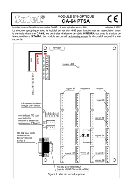 Satel CA-64 PTSA Manuel utilisateur